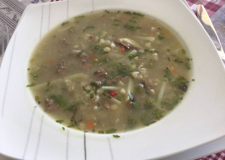 Sopa boliviana (Chairo)