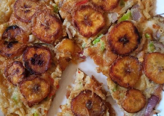 Recipe of Quick Plantain and Egg frittata