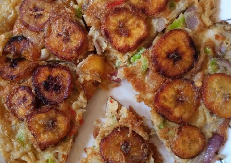 Recipe of Tasty Plantain and Egg frittata