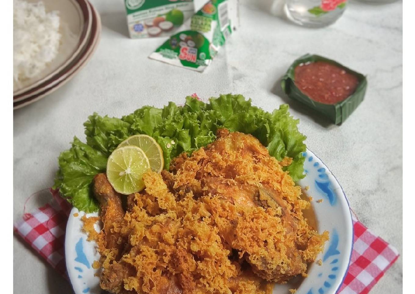 Ayam Goreng Kremes ala Mbok Berek