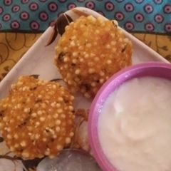 A picture of Sabudane ki tikki.