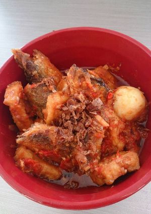Foto resep Bandeng Telor Tahu Bumbu Bali Pedas