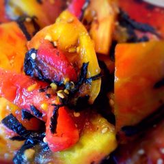 A picture of Heirloom Tomato Poke.