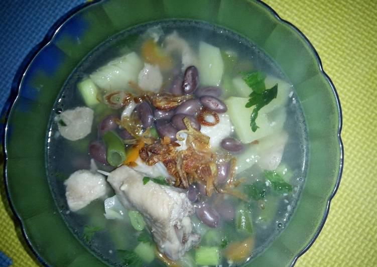 Bahan meracik Sop ayam kacang merah, Sempurna