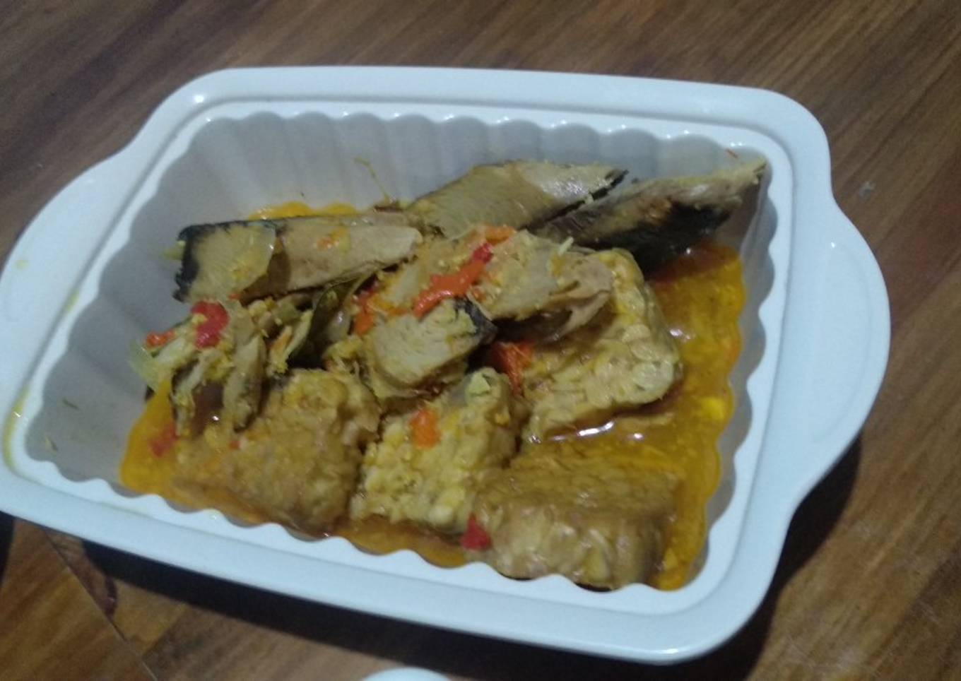 Tempe Tongkol kuah bening pedas