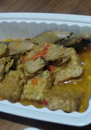 Foto resep Tempe Tongkol kuah bening pedas