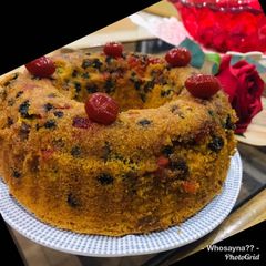 A picture of Whosayna’s Fruit Cake.