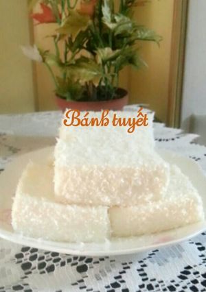 Hình của món Bánh tuyết.