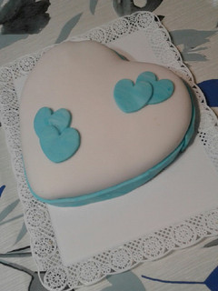 Una foto de Torta corazón para el Día del Padre
