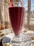 Smoothie avena-frambuesa
