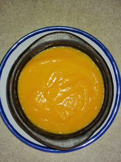 Una foto de Crema de zapallo