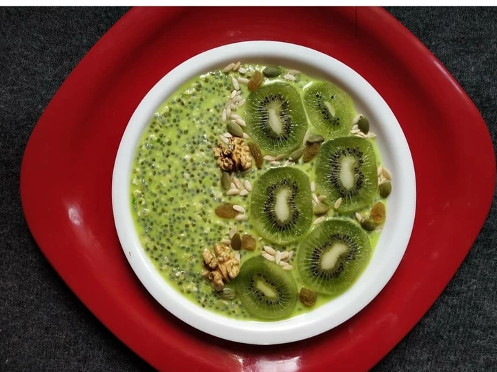 Recipe Green chia pudding the Delicious Perfect