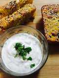 Healthy Protein loaf With peanut yogurt