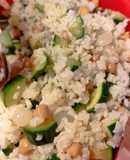 25🧑🏻‍🍳Insalata di riso ceci e zucchine🥒