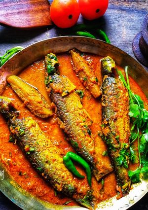 বাচা মাছের ঝাল(Bacha mach er jhal Recipe in Bengali) রেসিপির প্রধান ছবি