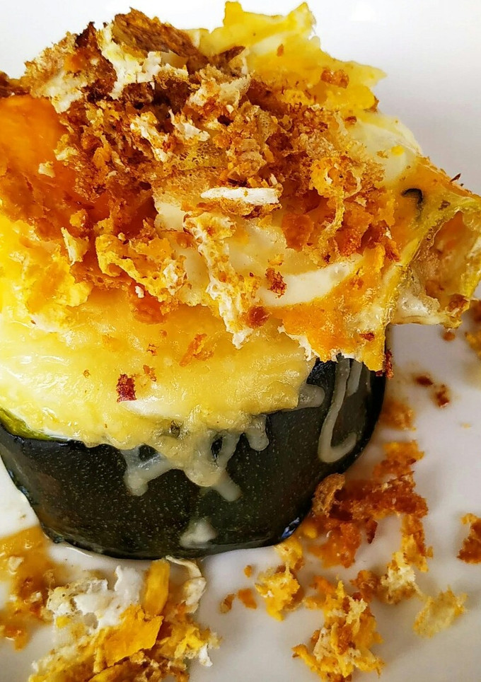 Una foto de Calabacín relleno