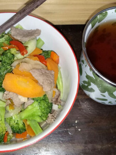 Foto resep Tumis Brokoli,wortel&daging
