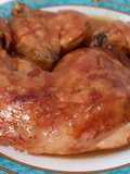 Pollo asado con limón