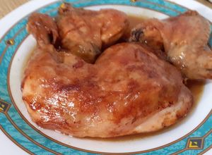 Una foto de Pollo asado con limón