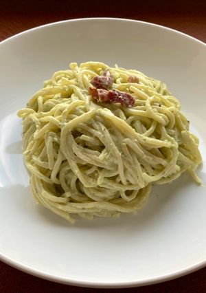 4 hozzávalós avokádós tészta recept fotója