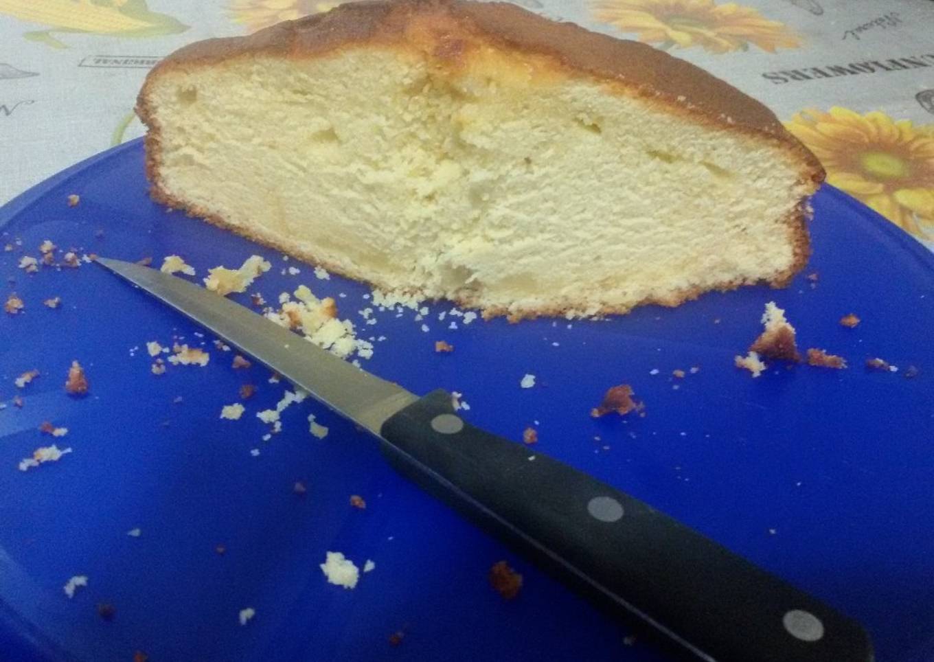 Bizcocho de leche caliente con thermomix