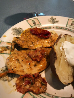 A picture of Chicken with Sundried Tomatoes.