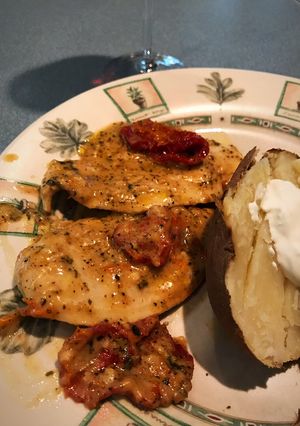 A picture of Chicken with Sundried Tomatoes.