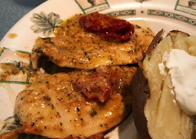 Recipe of Quick Chicken with Sundried Tomatoes