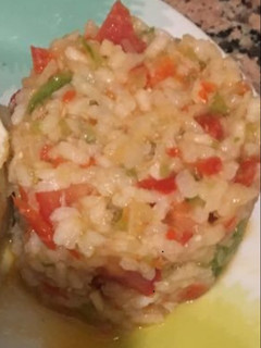 Una foto de Picadillo de arroz