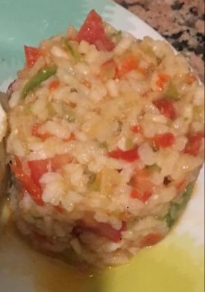 Una foto de Picadillo de arroz