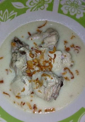 Foto resep Opor ayam putih minimalis