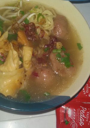 Foto resep Kuah bakso tanpa tulang iga
