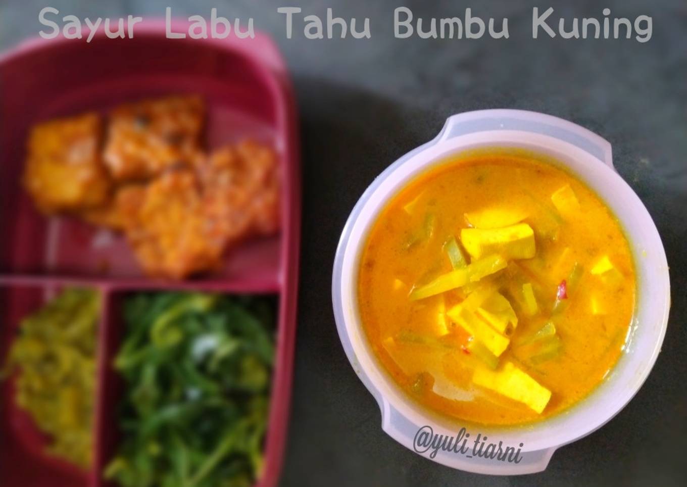Sayur Labu Tahu Bumbu Kuning