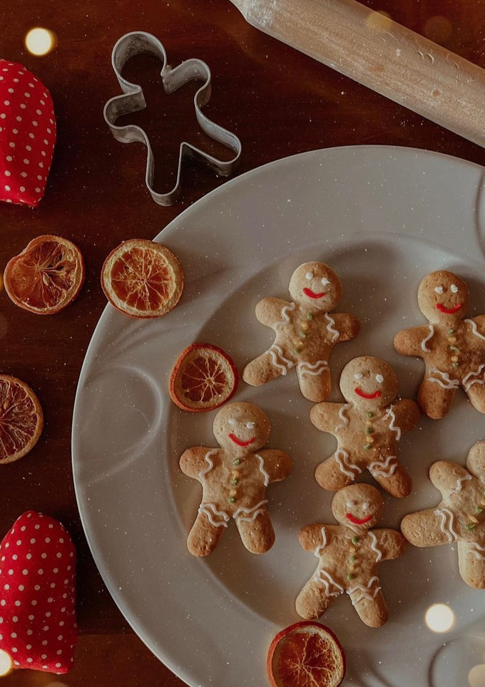 Una foto de Galletas de Navidad sin mantequilla y con ralladura de naranja