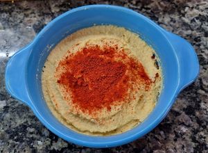 Una foto de Hummus de garbanzo