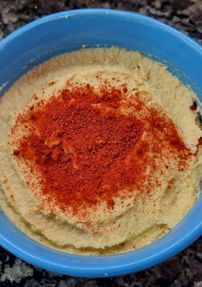 Una foto de Hummus de garbanzo