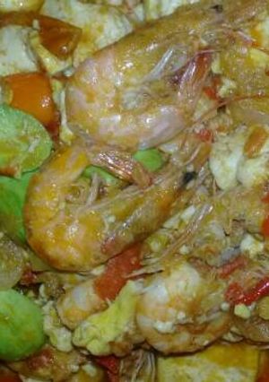 Foto resep Balado udang tahu