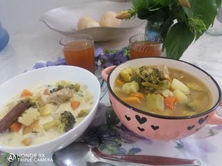 شوربة الخضار ملكة الشوربات