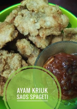 Foto resep Ayam kriuk saos spageti