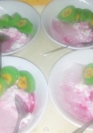 Foto resep Es pisang ijo #bikinramadanberkesan 27