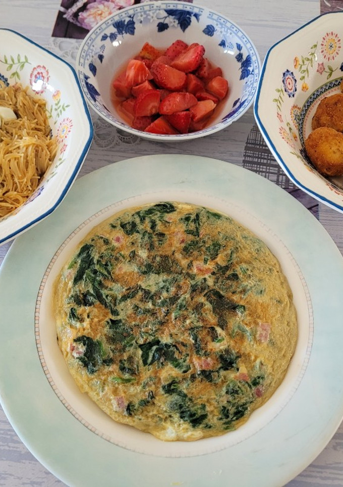 Una foto de Plato combinado, menú de aprovechamiento