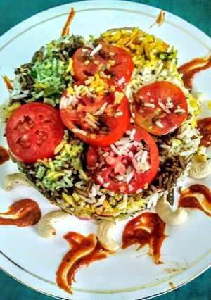 A picture of Rainbow rice.