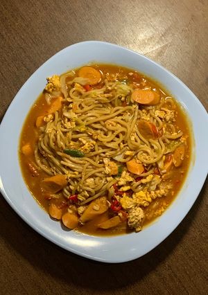 Foto resep 14. Mie tek tek (mie kuning)
