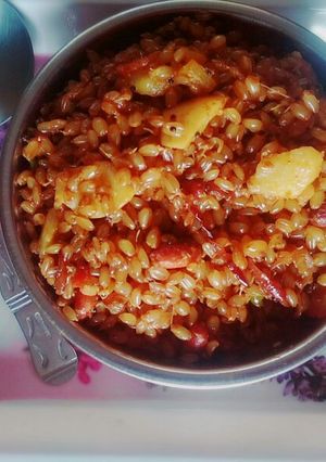 अंकुरित गेहूं चाट (Ankurit Gehu Chaat recipe in Hindi) रेसिपी मुख्य फोटो