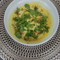 A picture of Lauki Dahi Tadka.