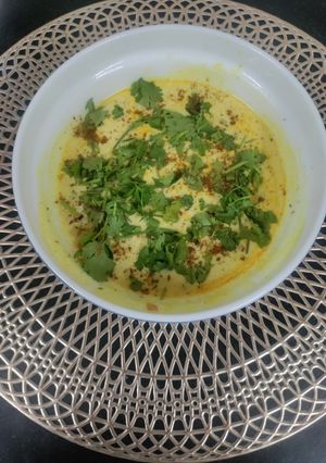 A picture of Lauki Dahi Tadka.