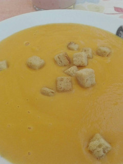 Una foto de Crema de calabaza