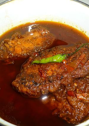 A picture of Ruhu Fish Curry | The Pice Hotel Style | Flavours of North Kolkata.
