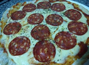 Una foto de Pizza de pepperoni