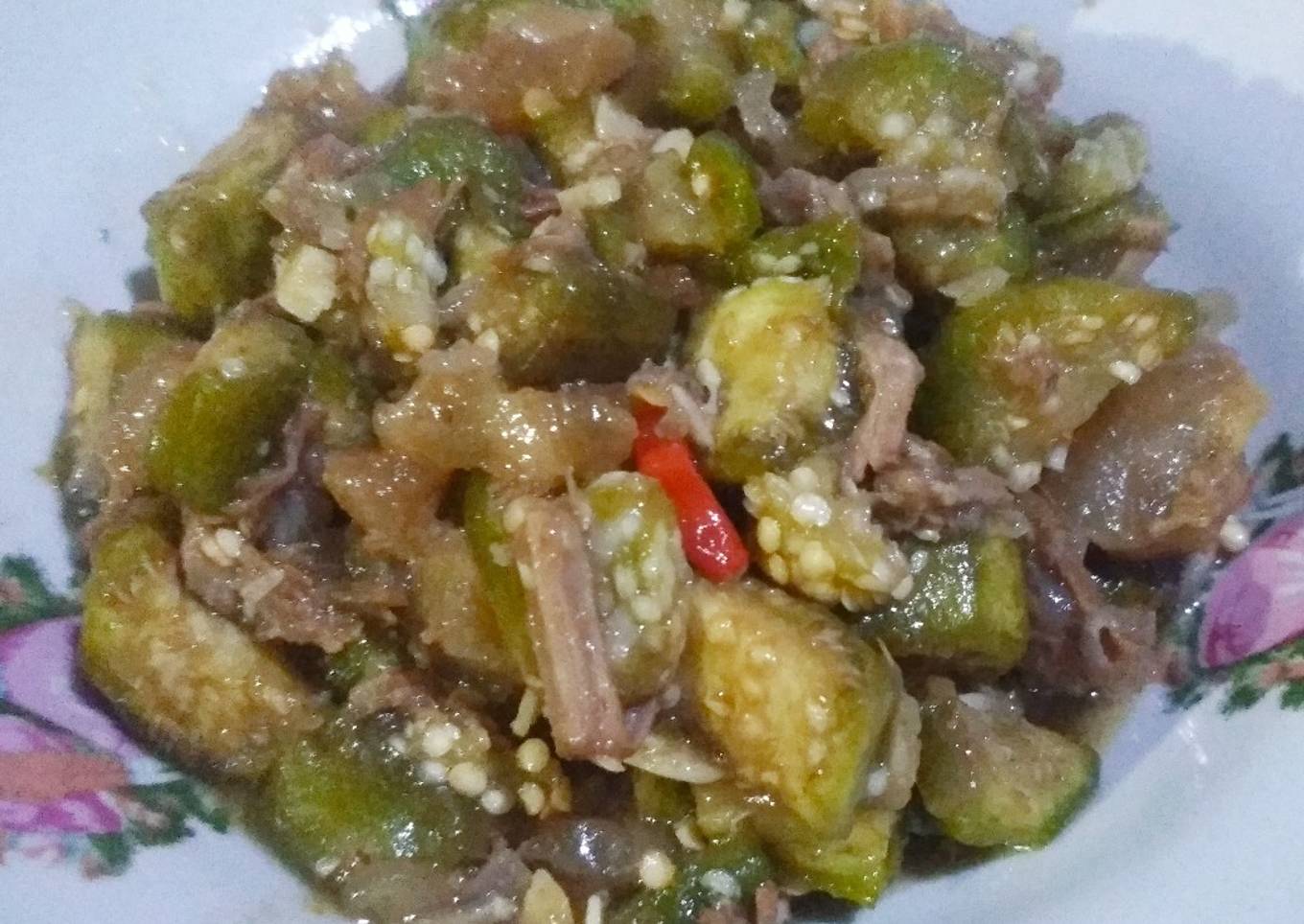 Ca Terong Suwir Rendang